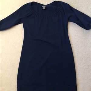 Blue scoop neck Ann Taylor’s sweater dress